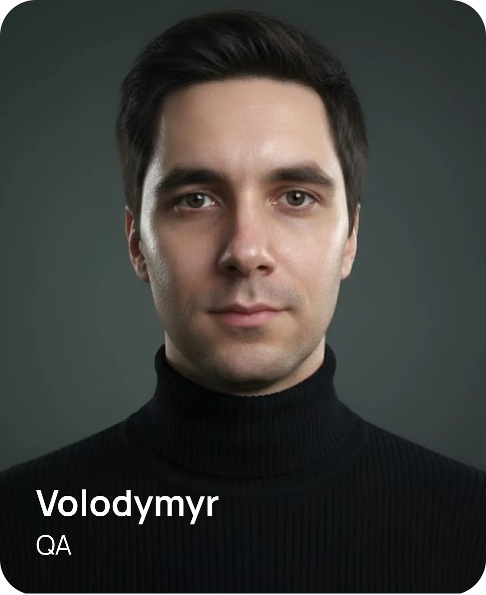Volodymyr - QA Engineer at Brivex